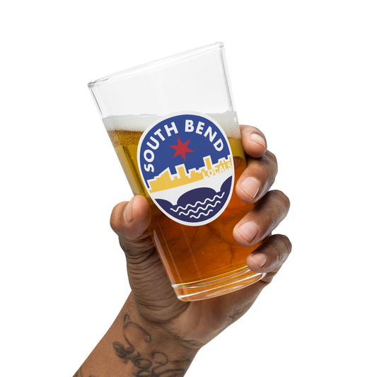 South Bend Skyline Shaker pint glass